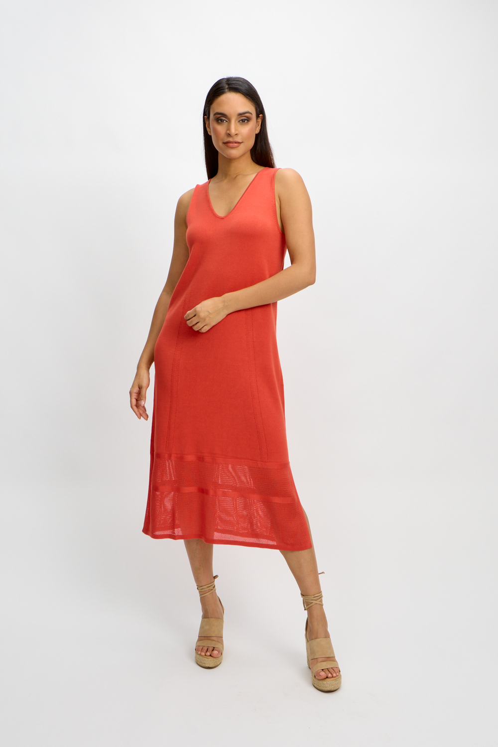 Dress style SP2423. Deep Coral