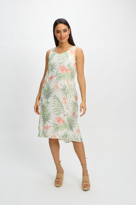 Tropical dress style SP24109. Tropical Flowers . 2