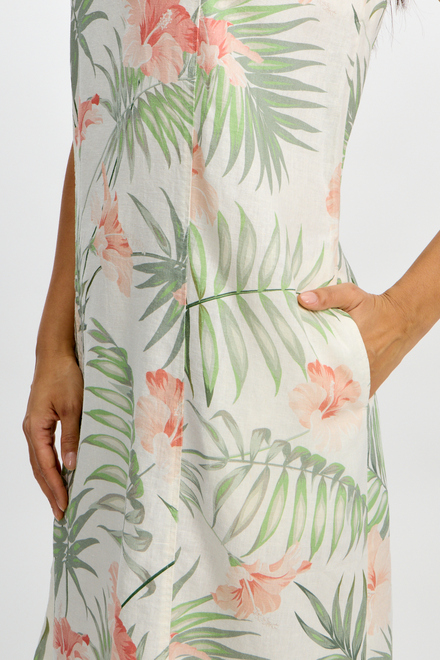 Tropical dress style SP24109. Tropical Flowers . 6