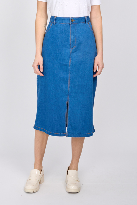 denim skirt style SP2494. Denim Blue. 3