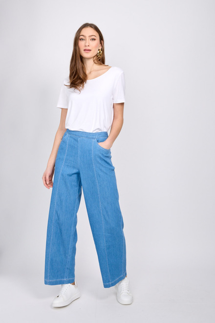 chambray pant style SP24105. Blue. 6
