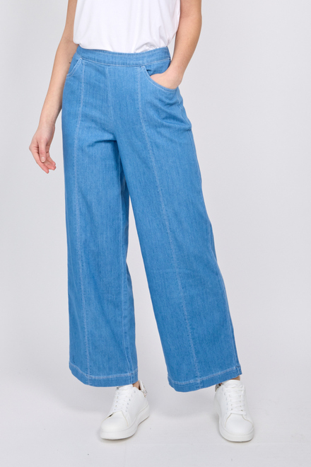 chambray pant style SP24105. Blue. 3