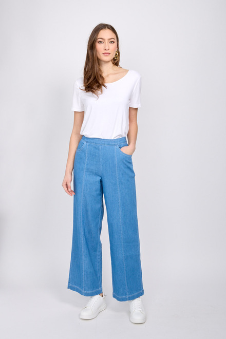 chambray pant style SP24105. Blue. 2