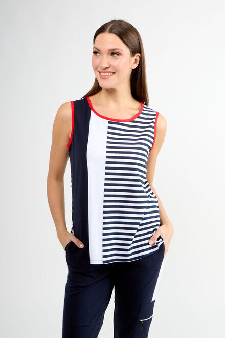 Striped Summer Tank Top Style 80005-6100. As sample