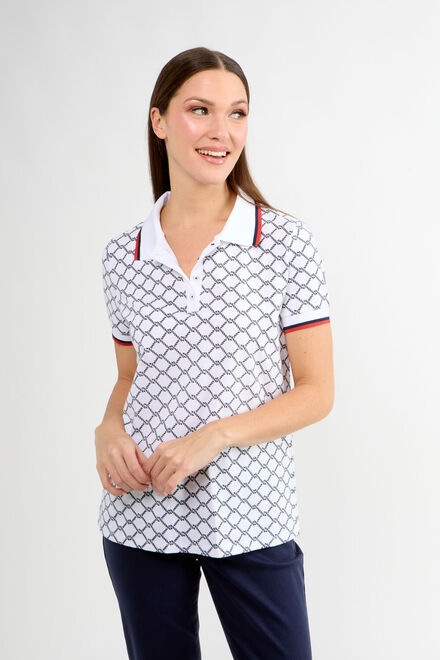 Harlequin Casual Polo Style 80009-6100. White