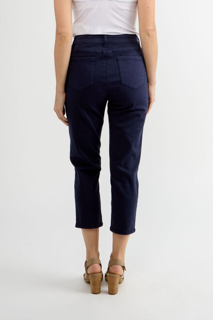 Chinos minimaliste &agrave; taille moyenne mod&egrave;le 80013-6100. Marine. 2