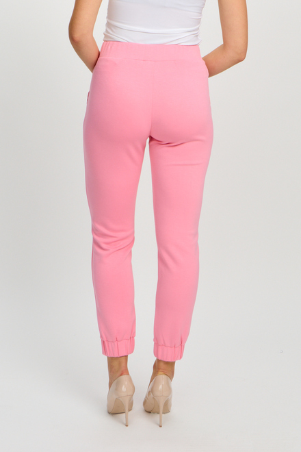 Sporty Slim-Fit Drawstring Sweatpants Style 80402-6100. Pink. 2