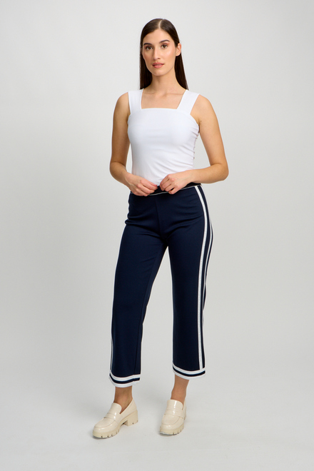Pantalon semi-formel à rayures Style 80702-6100
