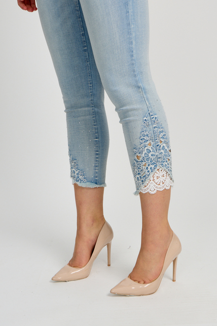 High-Rise Embellished Skinny Jeans Style 80911-6100. As Sample. 4