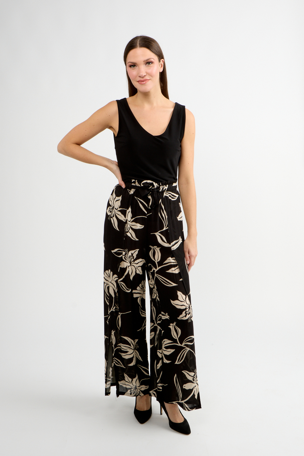 Fitted Satin Pants Style 704-10