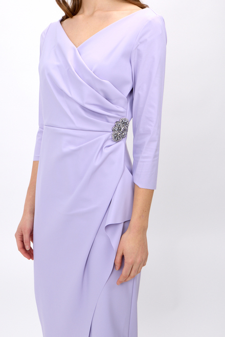 Sheath Dress wIth Embellishment Detail at Hip Style 8134310. Lavender . 3