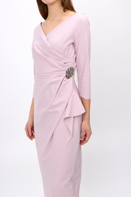 Sheath Dress wIth Embellishment Detail at Hip Style 8134310. Blush. 3