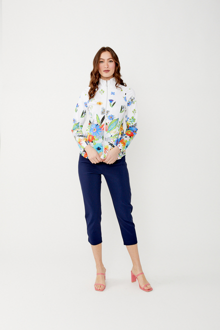 Floral High-Neck Casual Jacket Style 34452. As Sample. 4