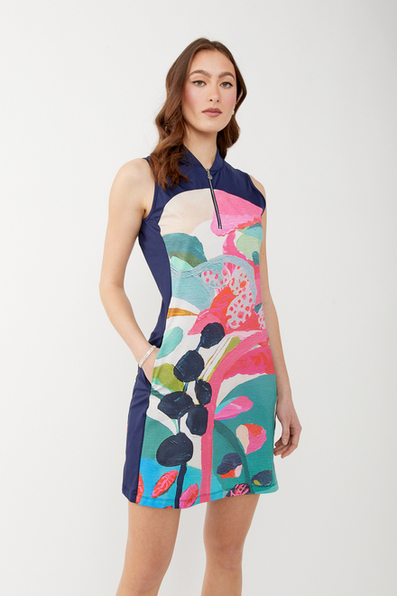 Abstract Brushstroke Mini Dress Style 34463. As sample