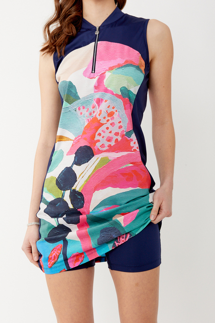 Abstract Brushstroke Mini Dress Style 34463. As Sample. 2