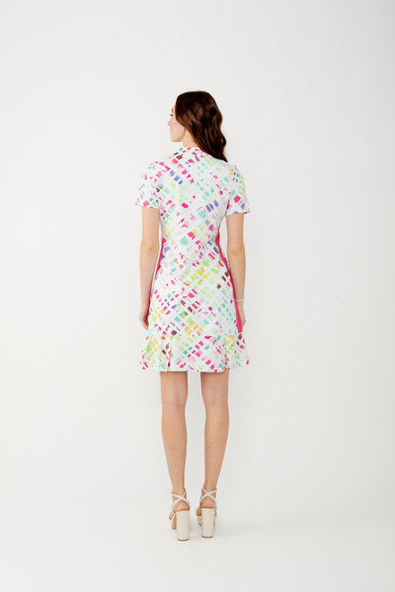 Geometric Pleated Mini Dress Style 34436. As Sample. 2