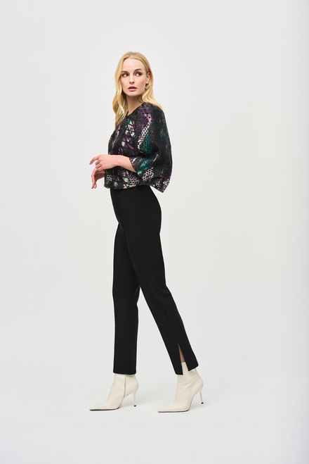 High-Rise Business Trousers Style 243044. Black