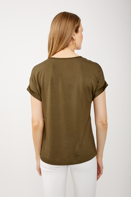 T-shirt d&eacute;contract&eacute; pour adultes, col ras du cou mod&egrave;le 243912. Iguana. 5
