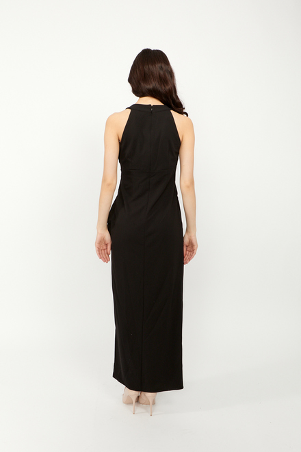  Beaded Long Formal Dress Style 9137208. Black. 4