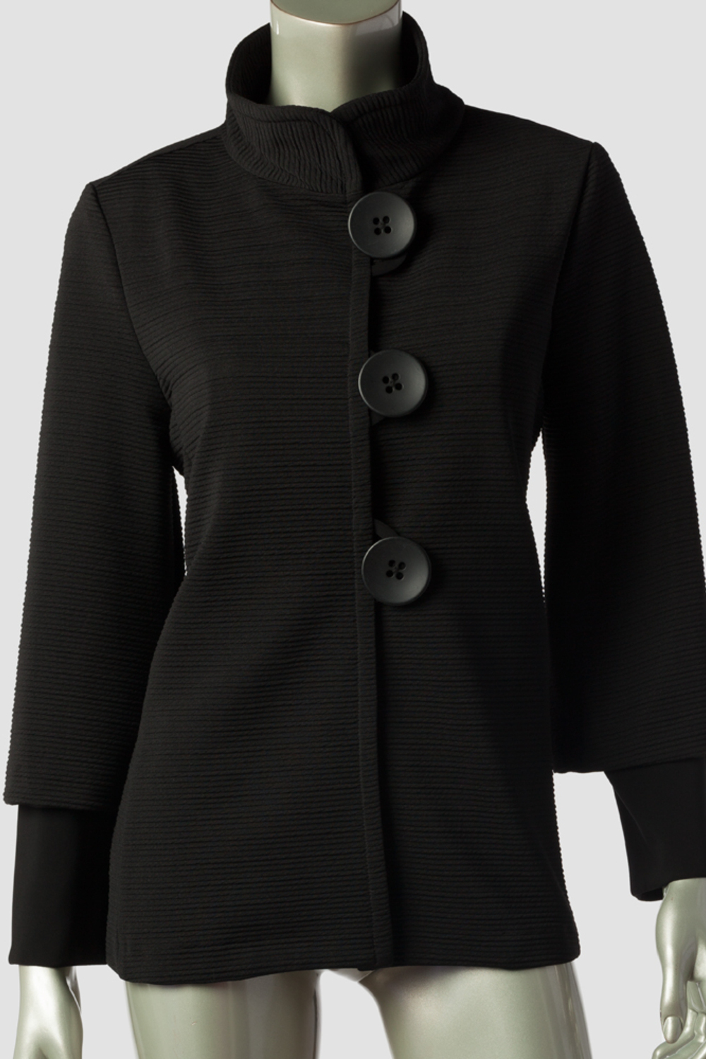 Joseph Ribkoff coat style 144517. Black/black