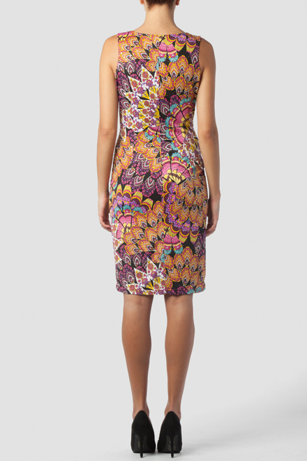 Joseph Ribkoff dress style 151653. Pink/multi. 2