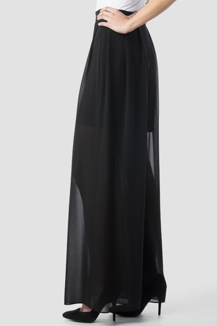 Joseph Ribkoff pantalon style 152290. Noir/noir. 3