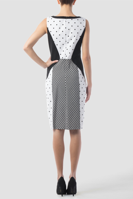Joseph Ribkoff dress style 152820. White/black. 2