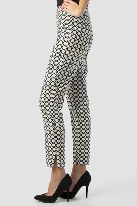 Joseph Ribkoff pantalon style 151862. Blanc/noir. 3