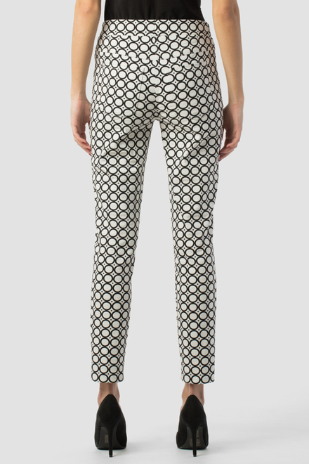 Joseph Ribkoff pantalon style 151862. Blanc/noir. 4