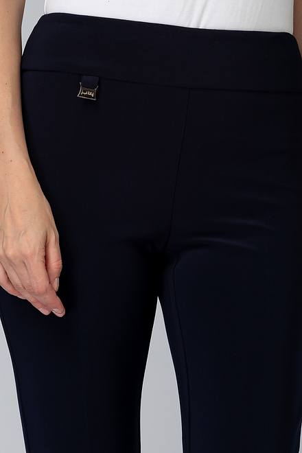 Pantalon droit, plis marqu&eacute;s Mod&egrave;le 144092S24. Bleu Nuit. 5