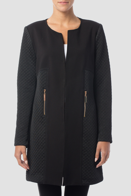 Joseph Ribkoff coat style 153449. Black/black. 2