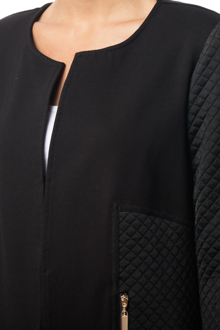 Joseph Ribkoff coat style 153449. Black/black. 3