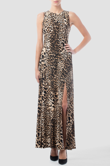 Joseph Ribkoff dress style 153686. Black/brown. 2