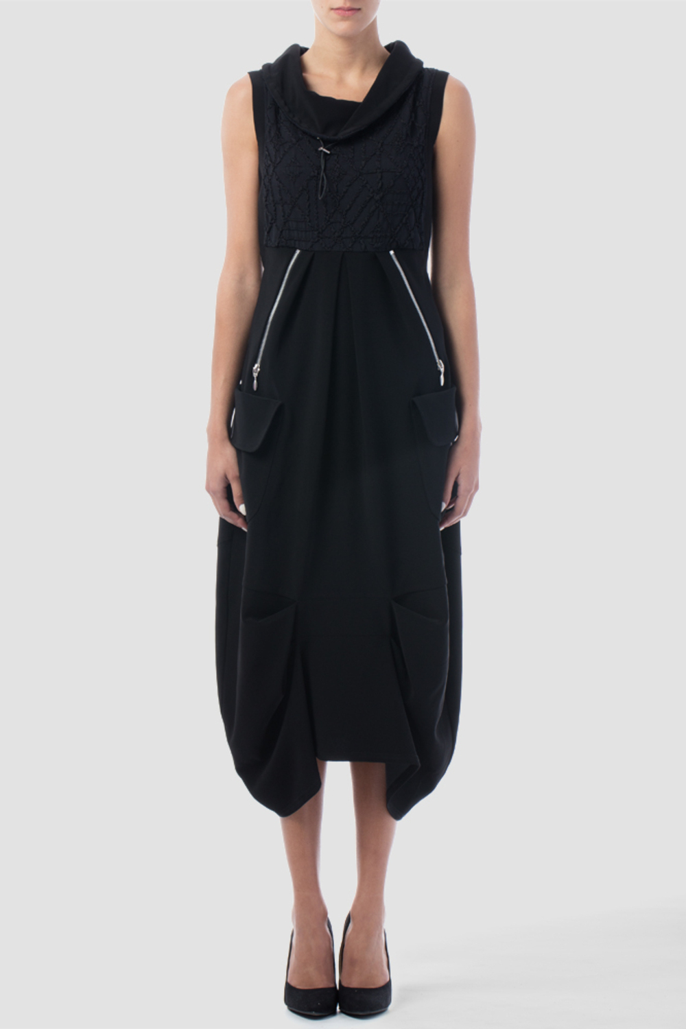 Joseph Ribkoff robe style 153879. Noir/noir