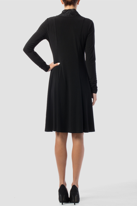 Joseph Ribkoff dress style 154496. Black/black. 2