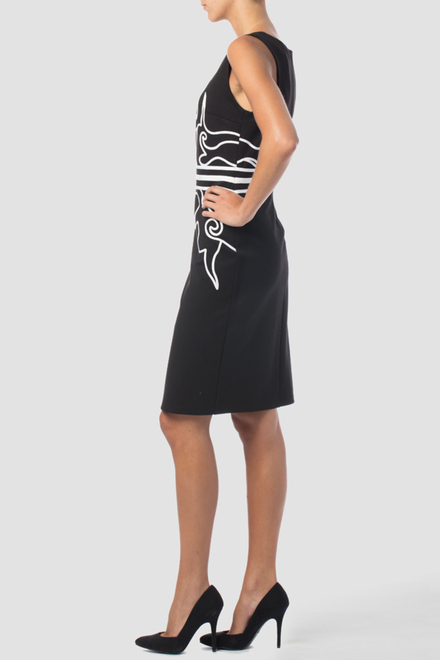 Joseph Ribkoff dress style 153305. Black/white. 3