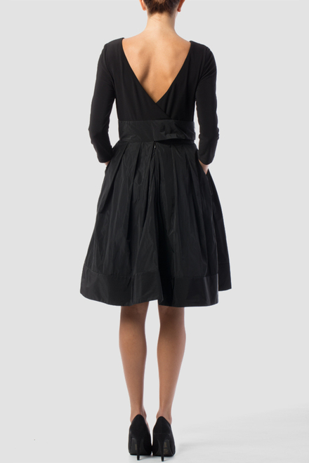 Joseph Ribkoff robe style 154472X. Noir/noir. 2