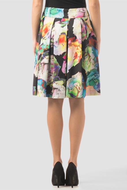 Joseph Ribkoff skirt style 161607. Black/multi. 2