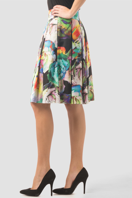 Joseph Ribkoff skirt style 161607. Black/multi. 3