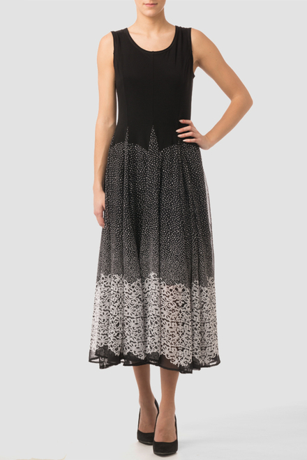 Joseph Ribkoff dress style 162824. Black/white. 3