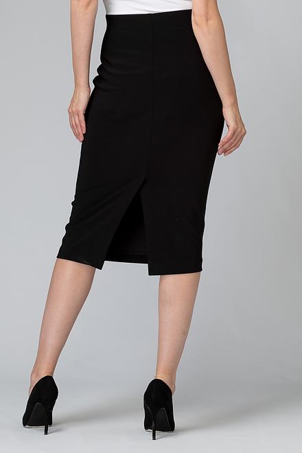 Midi Pencil Skirt Style 163083. Black. 3