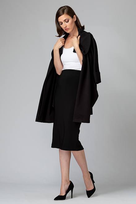 Midi Pencil Skirt Style 163083. Black. 9