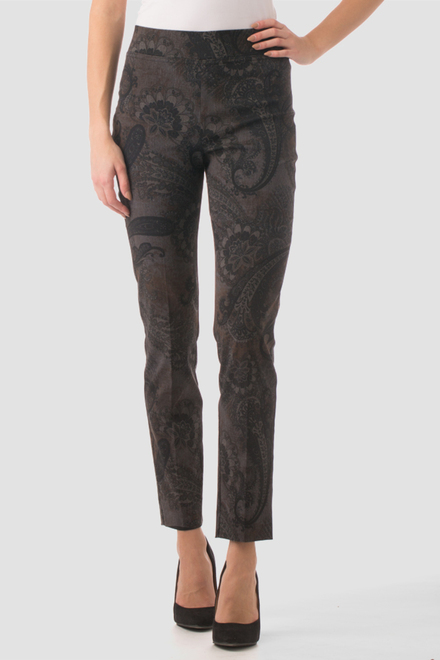 Joseph Ribkoff pantalon style 163786. Noir/brun
