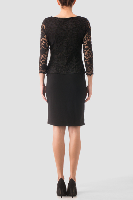 Joseph Ribkoff dress style 163505. Black/black. 2