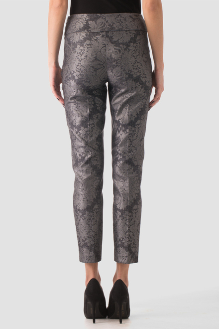 Joseph Ribkoff pantalon style 163796. Noir/argent. 2