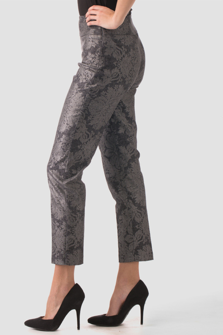 Joseph Ribkoff pantalon style 163796. Noir/argent. 3