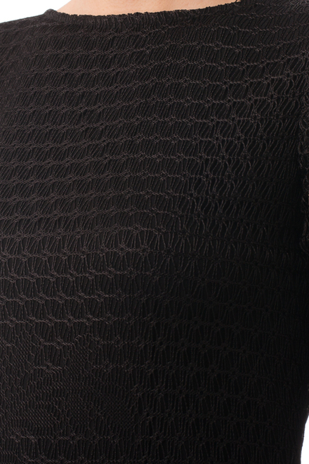 Joseph Ribkoff tunique/robe style 163509. Noir/noir. 3