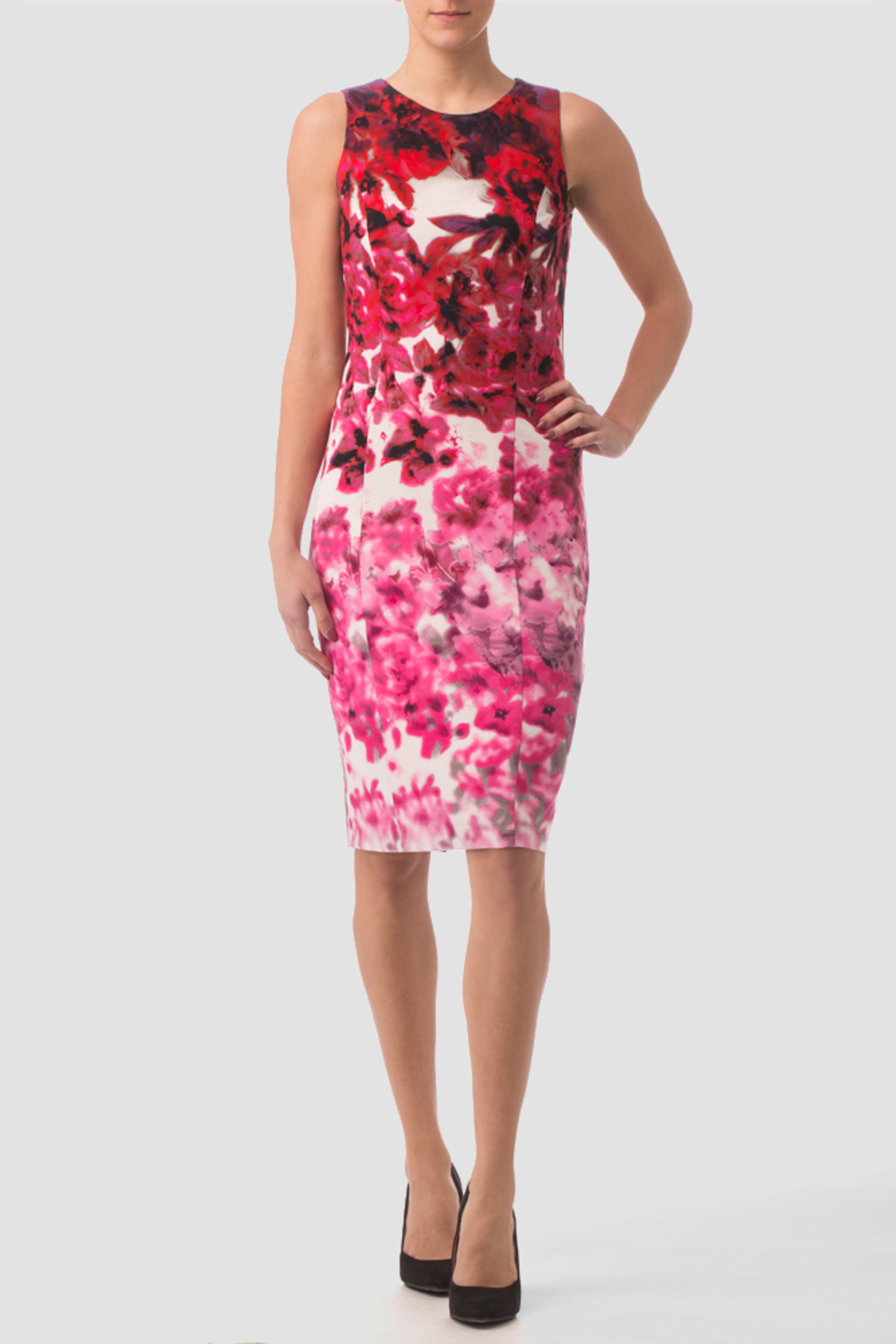 Joseph Ribkoff dress style 163692. Pink/multi