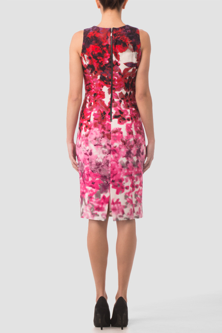 Joseph Ribkoff dress style 163692. Pink/multi. 2