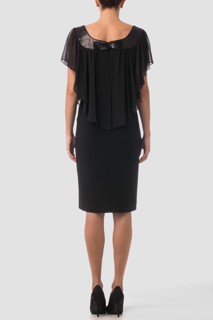 Joseph Ribkoff dress style 163389. Black/black. 2